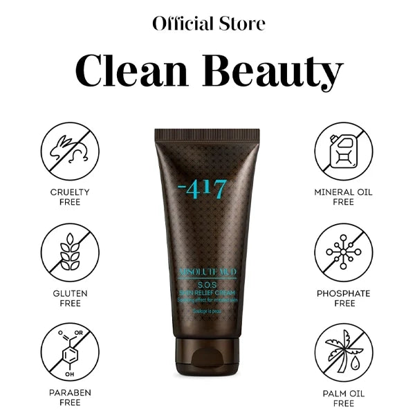 Minus 417 Absolute Mud S.O.S. Skin Relief Cream