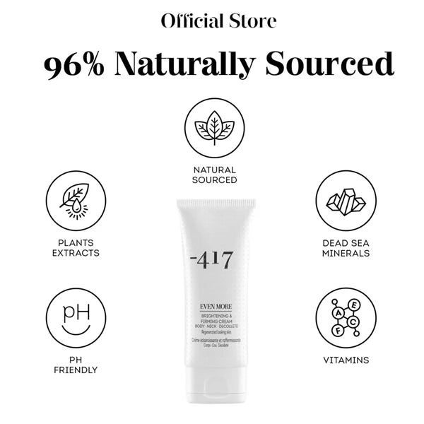Minus 417 Even More Brightening and Firming Cream Body Neck Decollete