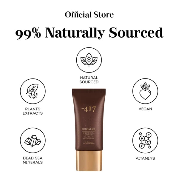 Minus 417 Radiant See 60 Second Miracle Lifting Mask