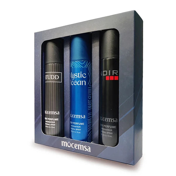 Mocemsa Body Perfume Gift Pack - Noir And Mystic Ocean And Studd