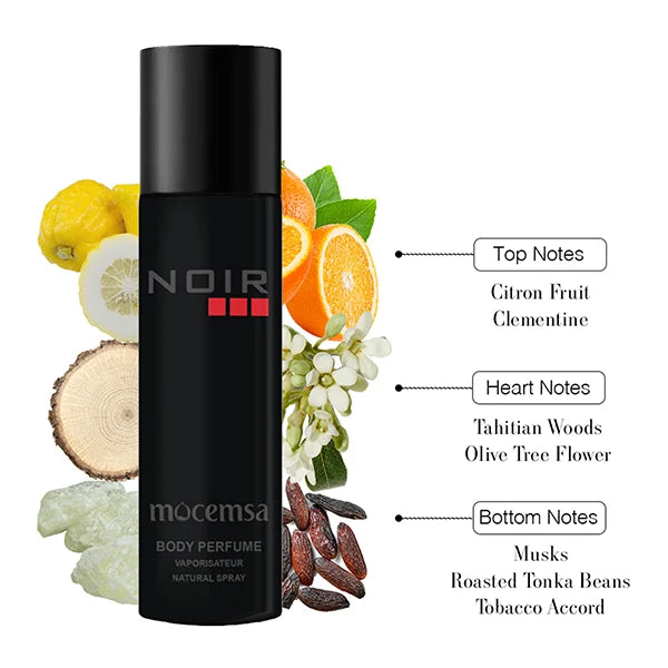 Mocemsa Body Perfume Gift Pack - Noir And Mystic Ocean And Studd