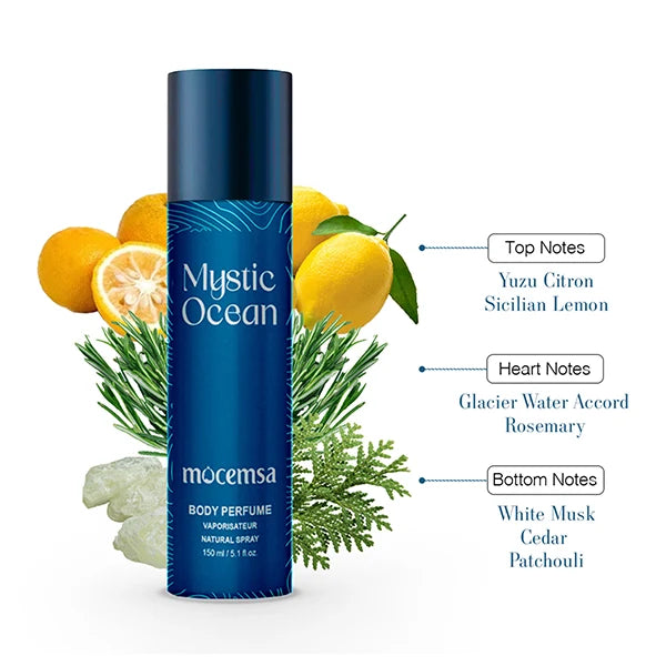 Mocemsa Body Perfume Gift Pack - Noir And Mystic Ocean And Studd