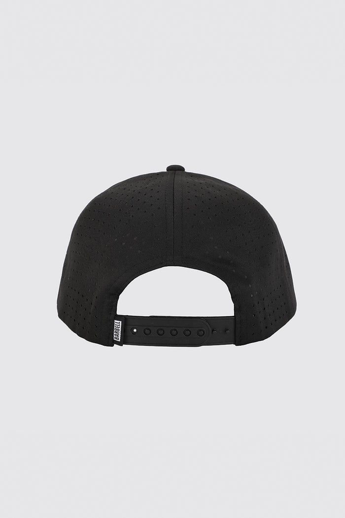 Fit For Duty Mesh Snapback Hat - Black - photo from back #color_black