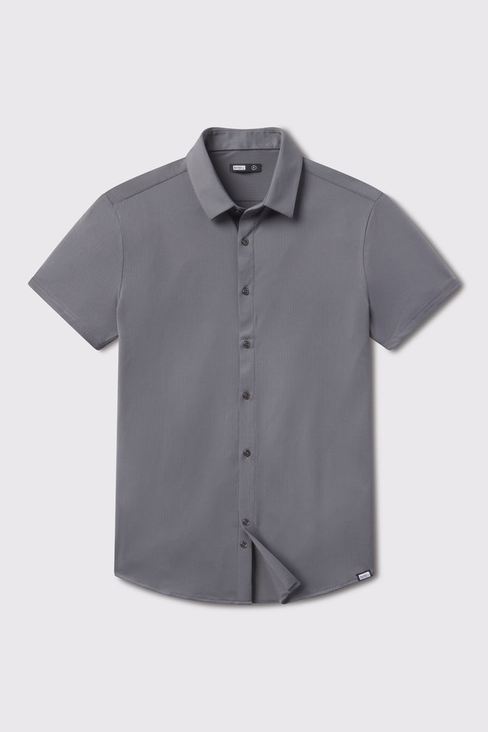 Motive Dress Shirt - Gray - photo from front flat lay #color_gray