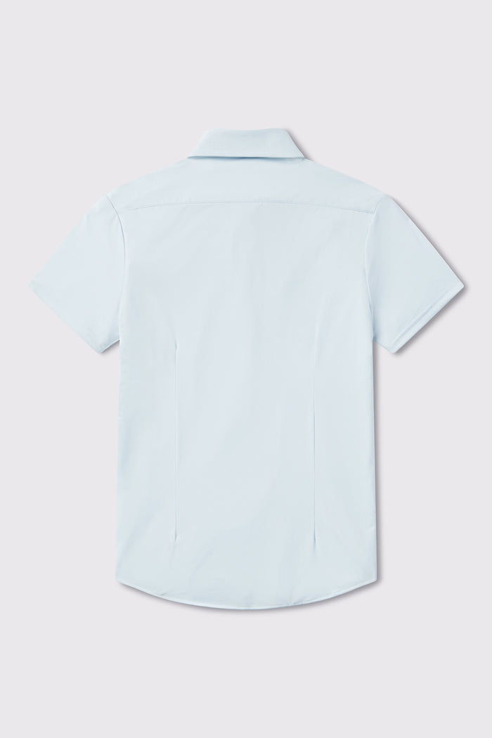 Motive Dress Shirt - Blue - photo from back flat lay #color_blue