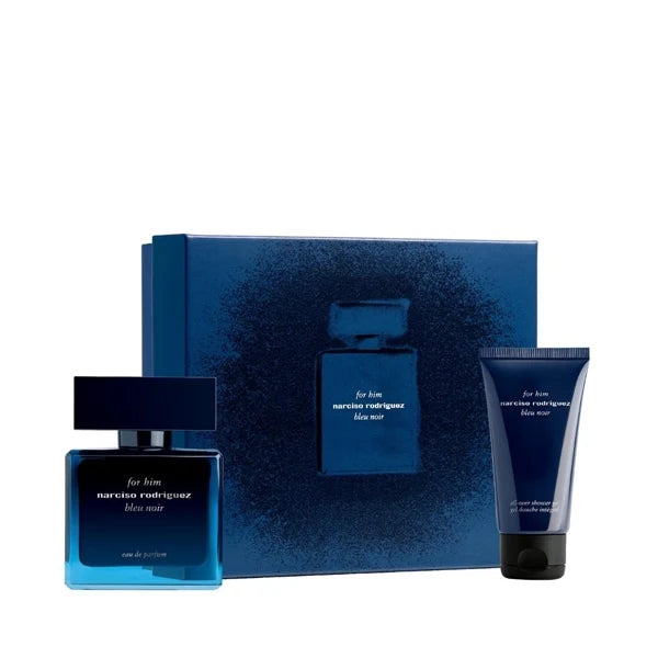 Narciso Rodriguez For Him Bleu Noir Gift Set Eau de Parfum 50ml And All-Over Shower Gel 50ml