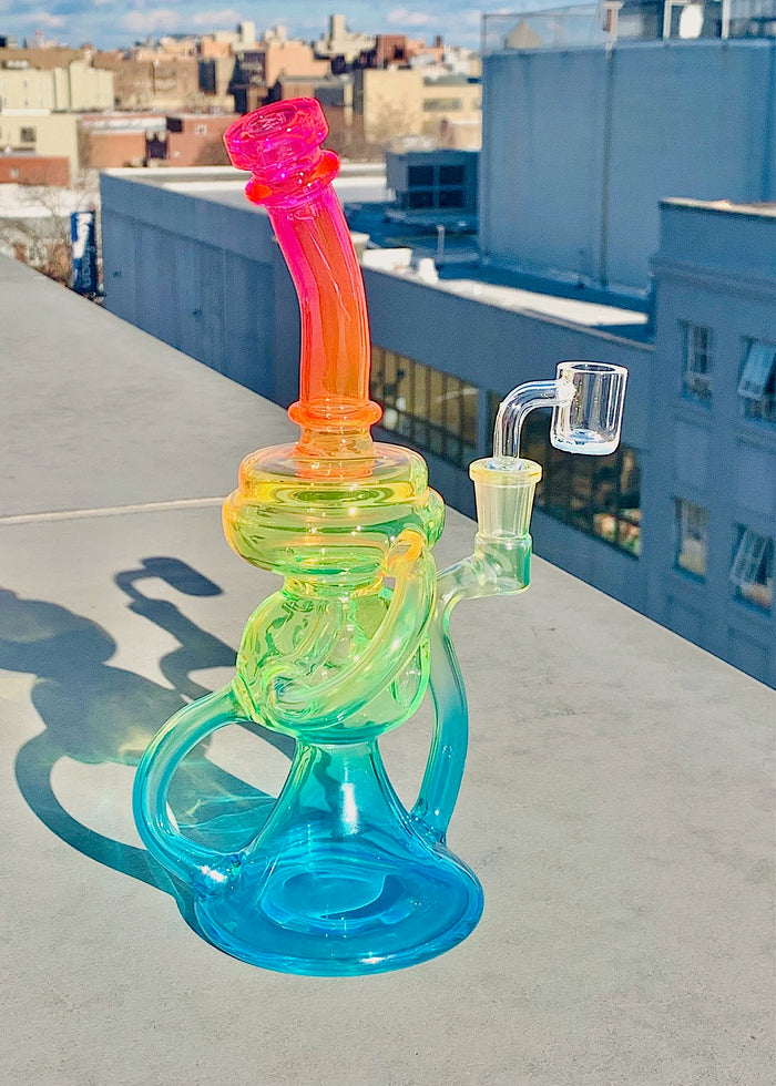 neon rainbow bong