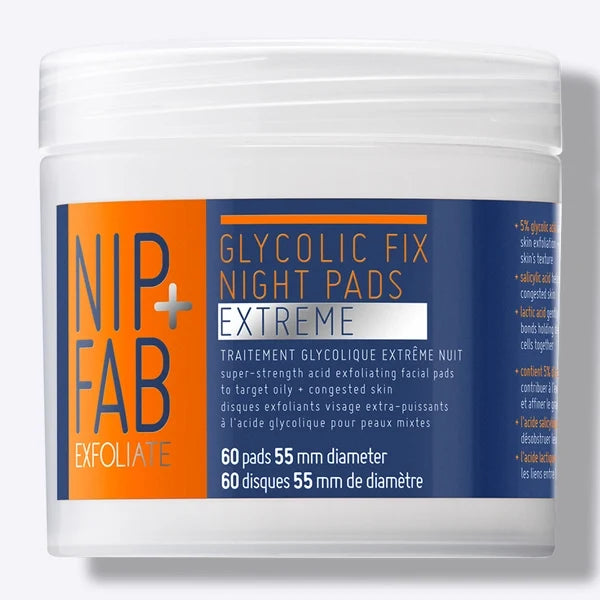 NIPFAB Glycolic Fix Night Pads Extreme