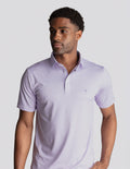 NoFlop Golf Polo - Link Swell Purple (The Cart Cooler Captain)