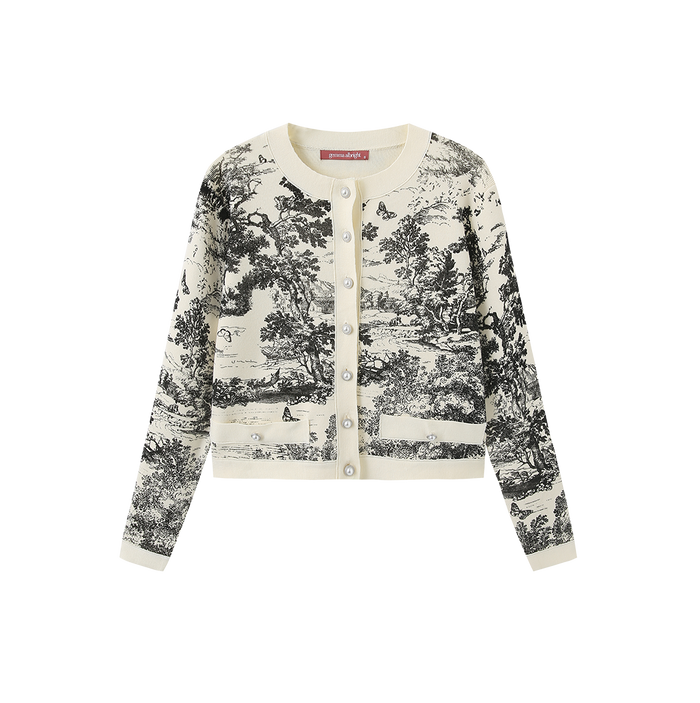 Nome Jungle Print Cardigan
