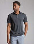 NoSweat Polo - Black Heather (The Second Wind)