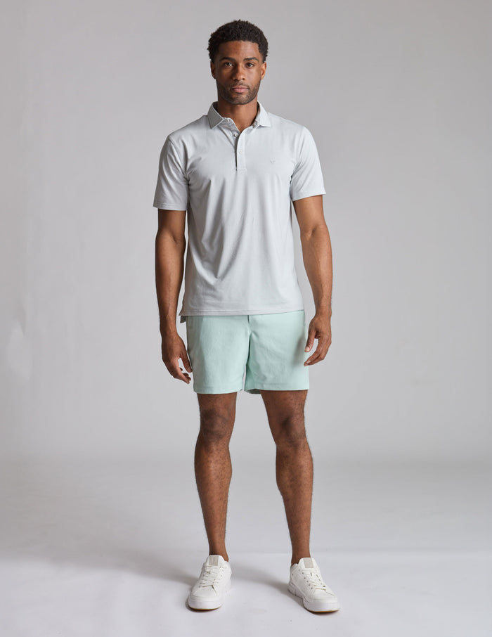 NoSweat Polo - Light Gray Heather (The Extra Inning)