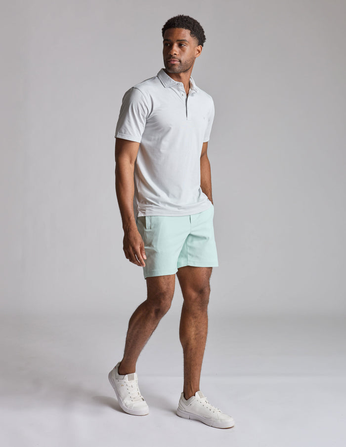 NoSweat Polo - Light Gray Heather (The Extra Inning)