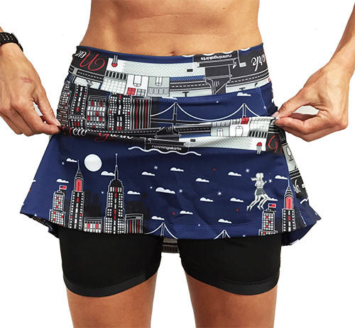 nyc spirit skirt compression shorts