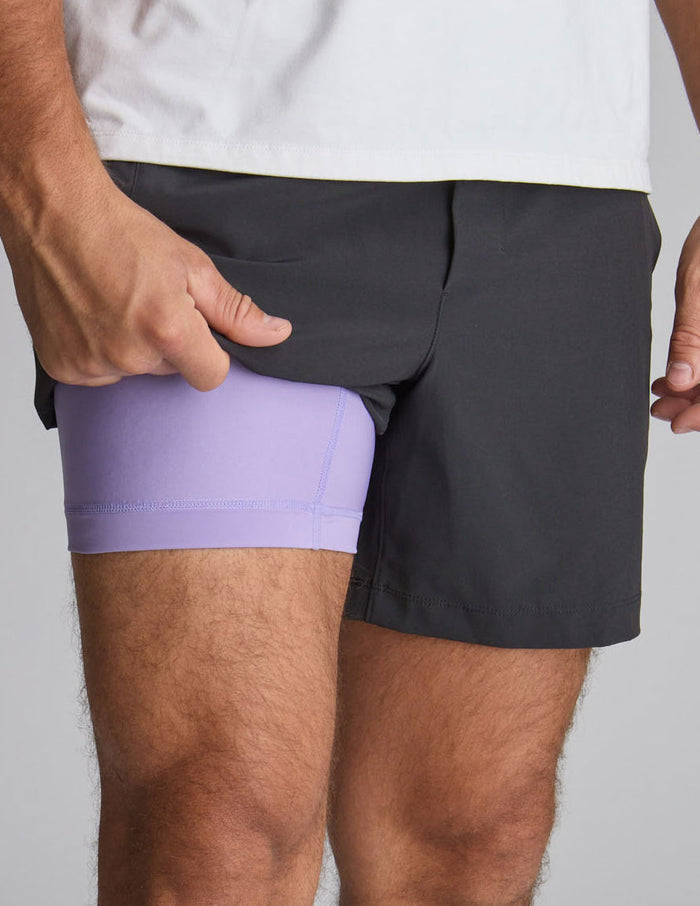 Original Gym Shorts - Black with Lunar (The Neil Mouthstrongs)