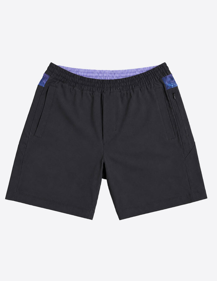 Original Gym Shorts - Black with Lunar (The Neil Mouthstrongs)