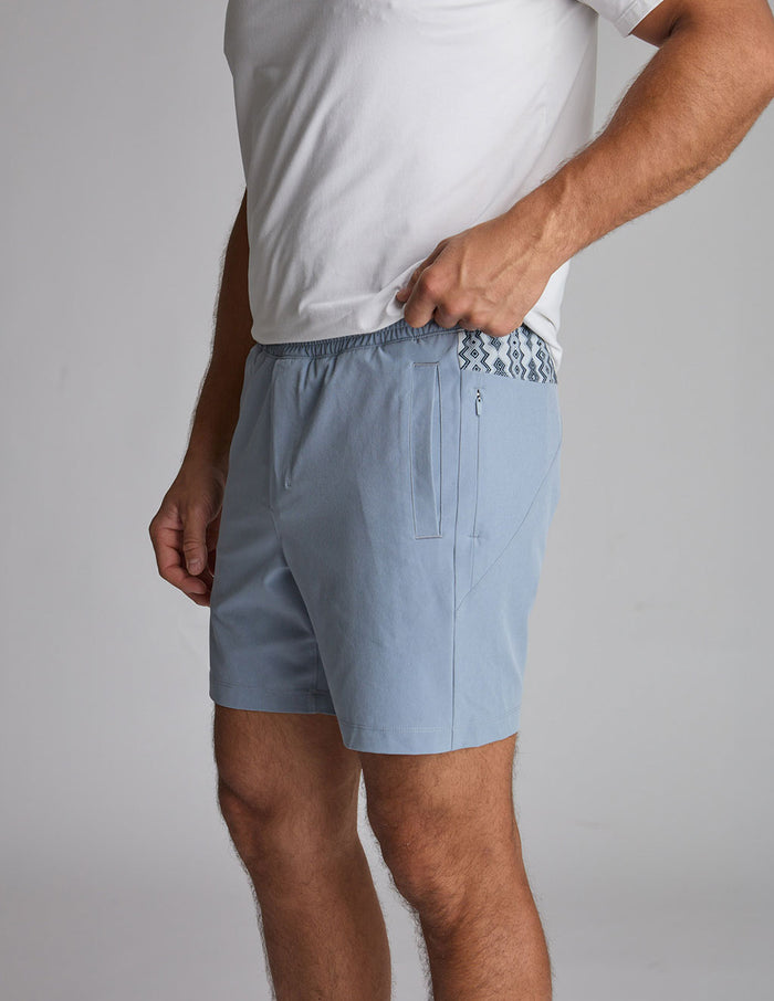 Original Gym Shorts - Gray with Shadow Mesa (The Ranch Waters)
