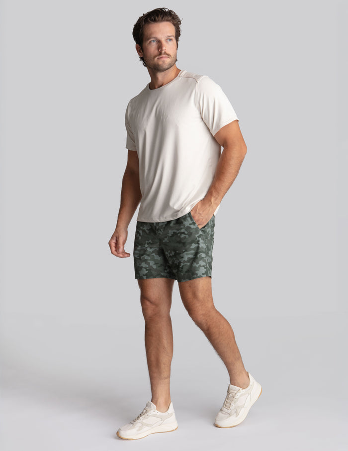 Original Gym Shorts - Green Camo (The Game Wardens)
