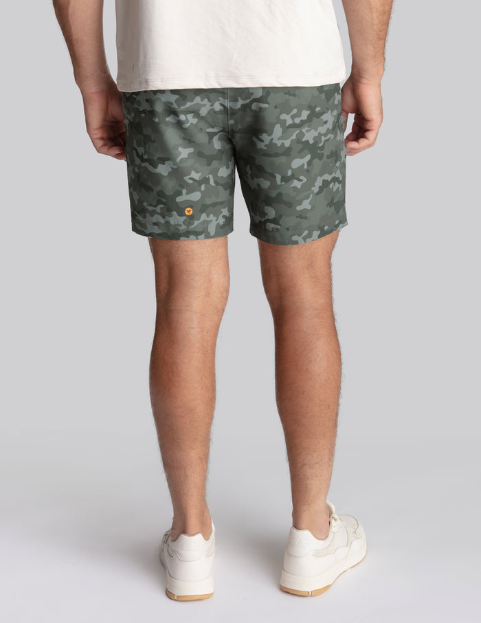 Original Gym Shorts - Green Camo (The Game Wardens)