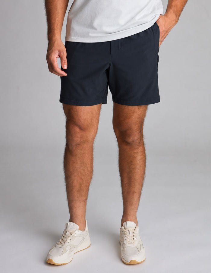 Original Gym Shorts - Navy with Binder Reminder (The Doodle Lords)