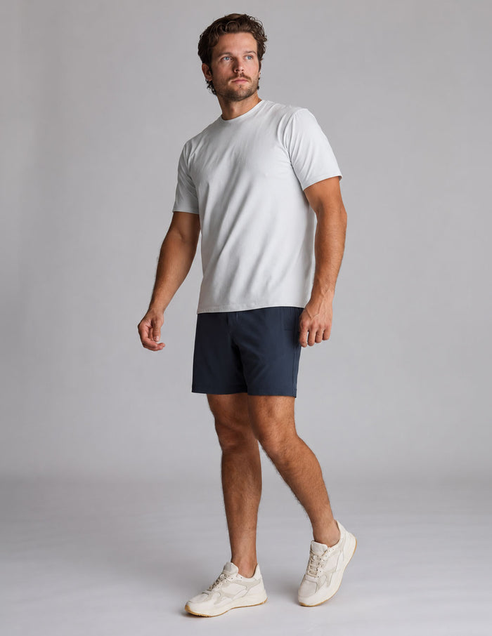 Original Gym Shorts - Navy with Binder Reminder (The Doodle Lords)