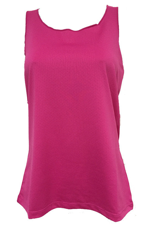 cerise pink sport tank