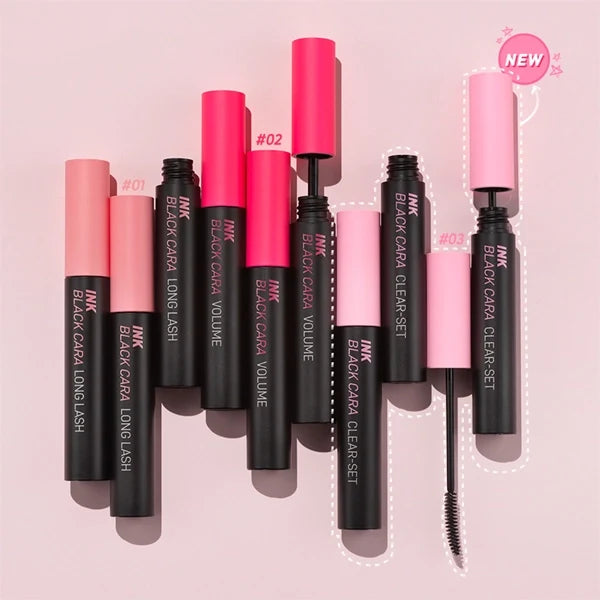 Peripera Ink Black Cara 1 Long Lash Curling  8gm#Shade_1 Long Lash Curling