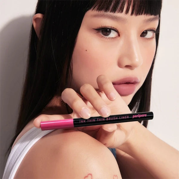 Peripera Ink Thin Thin Brush Liner 001 Black Noir 0.5gm#Shade_001 Black Noir