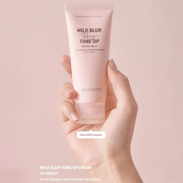 Peripera Milk Blur Tone Up Cream 50 Rosy 60gm#Shade_50 Rosy
