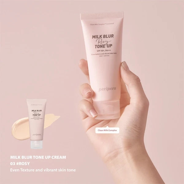 Peripera Milk Blur Tone Up Cream 50 Rosy 60gm#Shade_50 Rosy