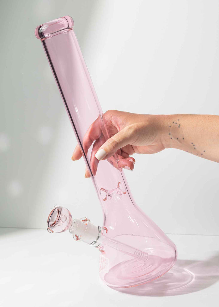 large pink bong
