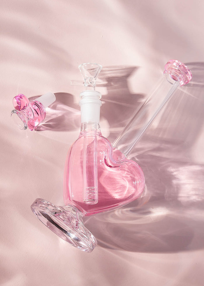 pink heart bong