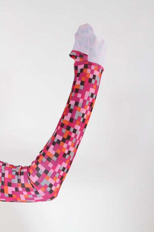 pink pixel sleeves cuffin