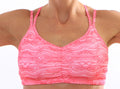 pink treehugger sports bra