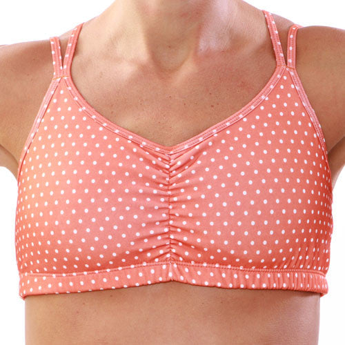 Pumpkin Dot Strappy Top