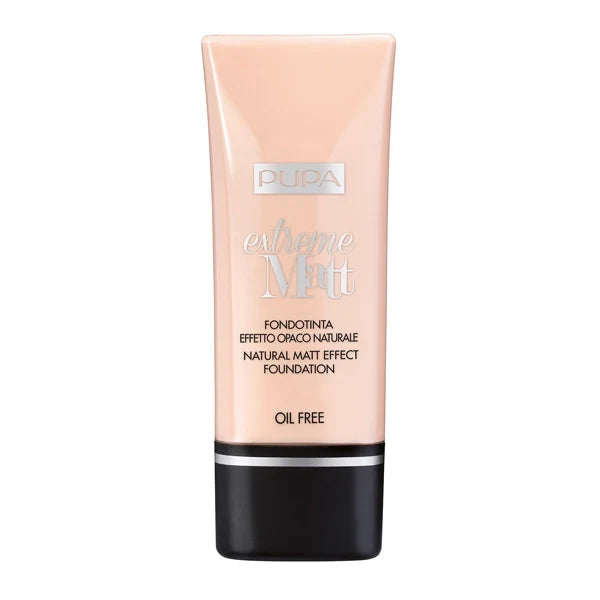 Pupa Milano Extreme Matt Natural Matt Effect Foundation Light Ivory 30ml#Shade_Light Ivory