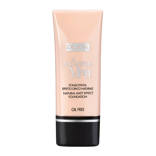 Pupa Milano Extreme Matt Natural Matt Effect Foundation Light Beige 30ml#Shade_Light Beige