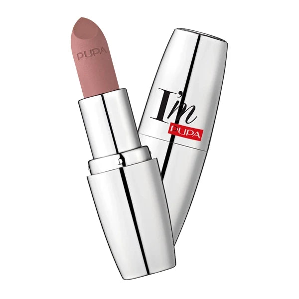 Pupa Milano I'M Matt Pure Colour Lipstick Ultimate Matte Delicate Nude 3.5gm#Shade_Delicate Nude:1