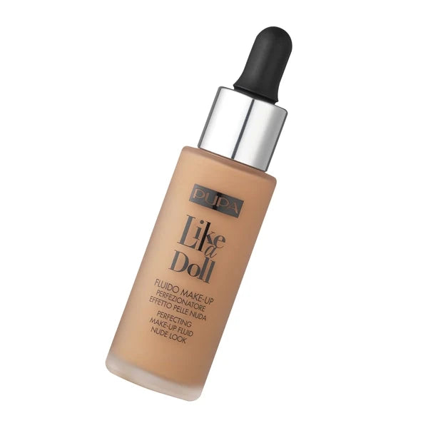 Pupa Milano Like A Doll Perfecting Make-Up Fluid Nude Look-Medium Beige 30ml#Shade_Medium Beige:2