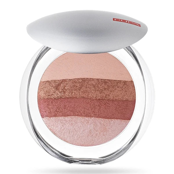 Pupa Milano Luminys Baked All Over Illuminating Blush-Powder Stripes Rose 9gm#Shade_Stripes Rose