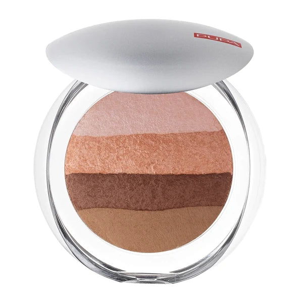 Pupa Milano Luminys Baked All Over Illuminating Blush-Powder Stripes Natural 9gm#Shade_Stripes Natural