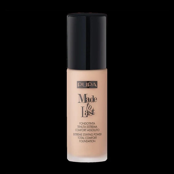 Pupa Milano Made To Last Extreme Staying Power Total Comfort Foundation Golden Beige 30ml#Shade_Golden Beige:4