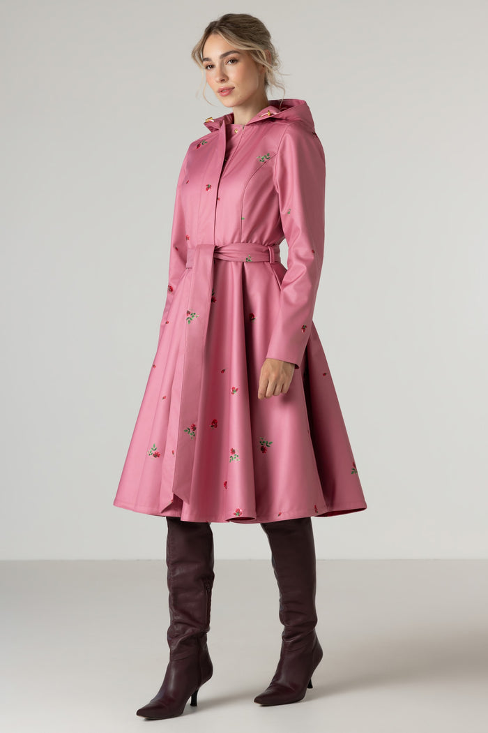 'Raspberry Sorbet' coat in size L tall (with imperfection)