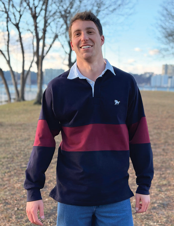 Rugby Shirt - Navy & Red (The Sin Bin)