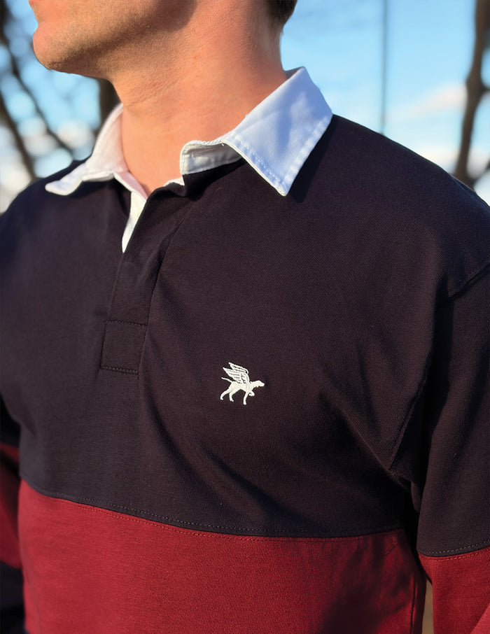 Rugby Shirt - Navy & Red (The Sin Bin)