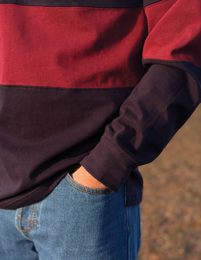 Rugby Shirt - Navy & Red (The Sin Bin)