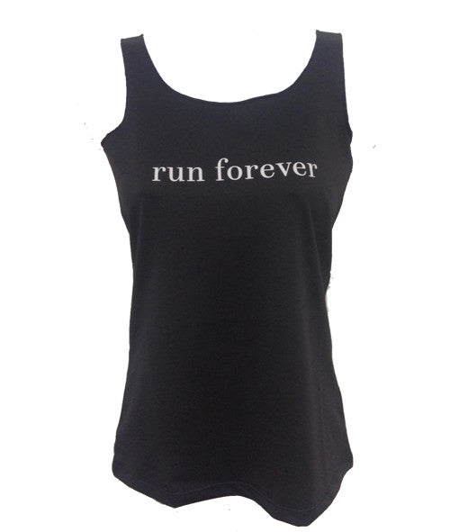 black run forever sport tank