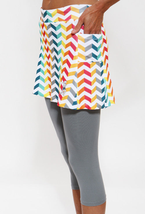 runbow capri skirt pockets