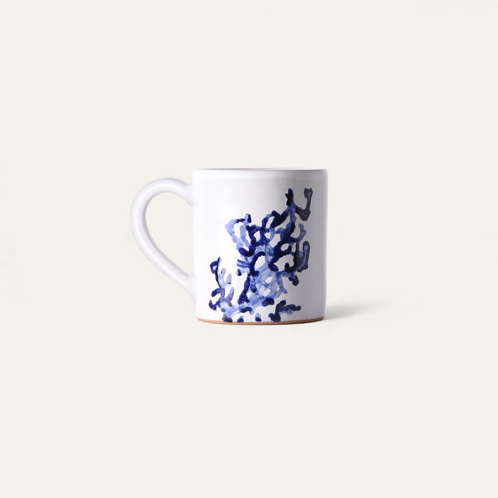 Mug Coral Blue - Pottery - K A M P O S