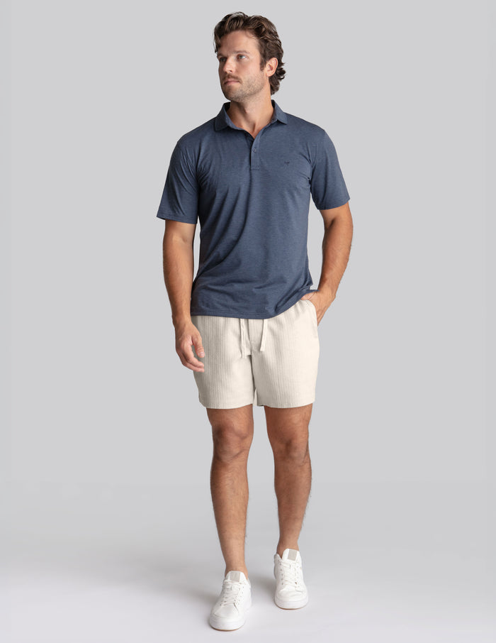 Sharehouse Shorts - Weekend Tally Cream (The Morning Debriefs)